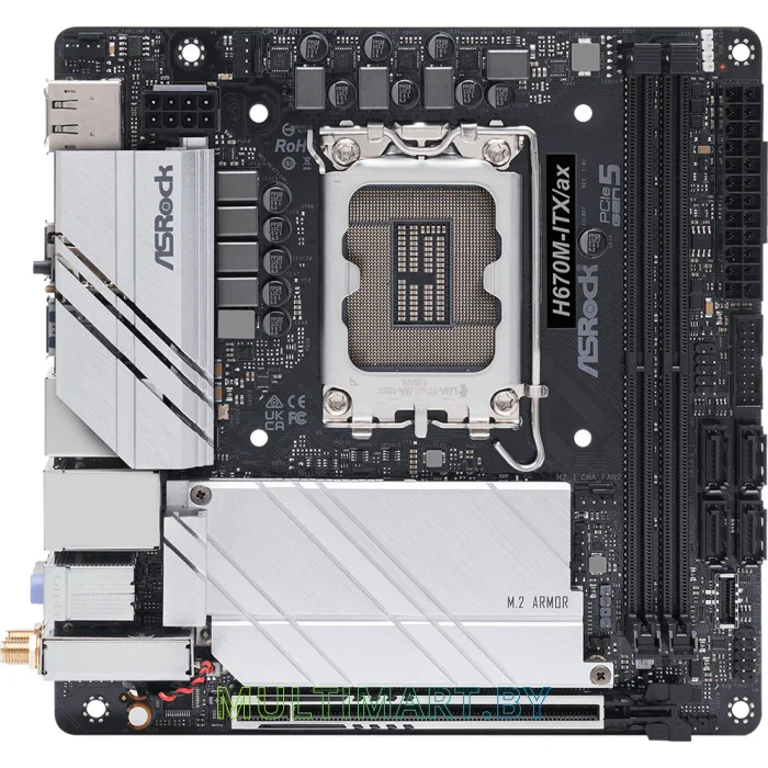 Материнская плата ASRock H670M-ITX/AX